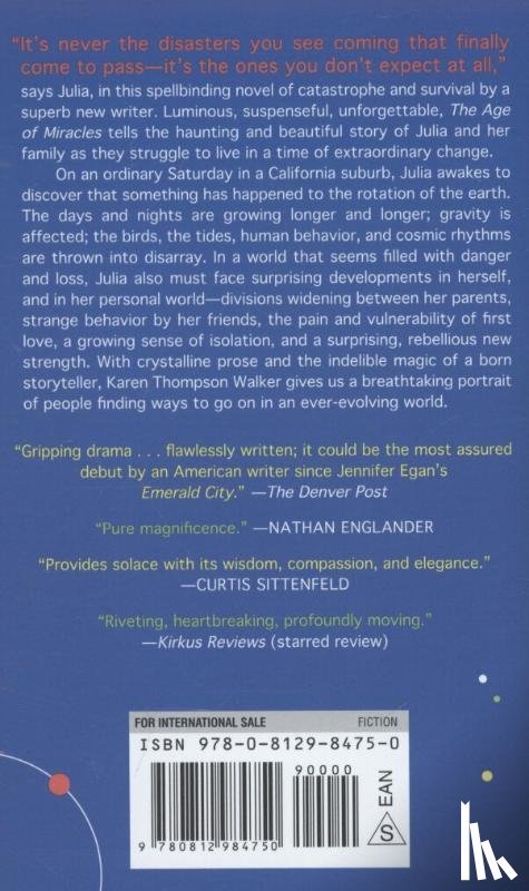 Walker, Karen Thompson - The Age of Miracles