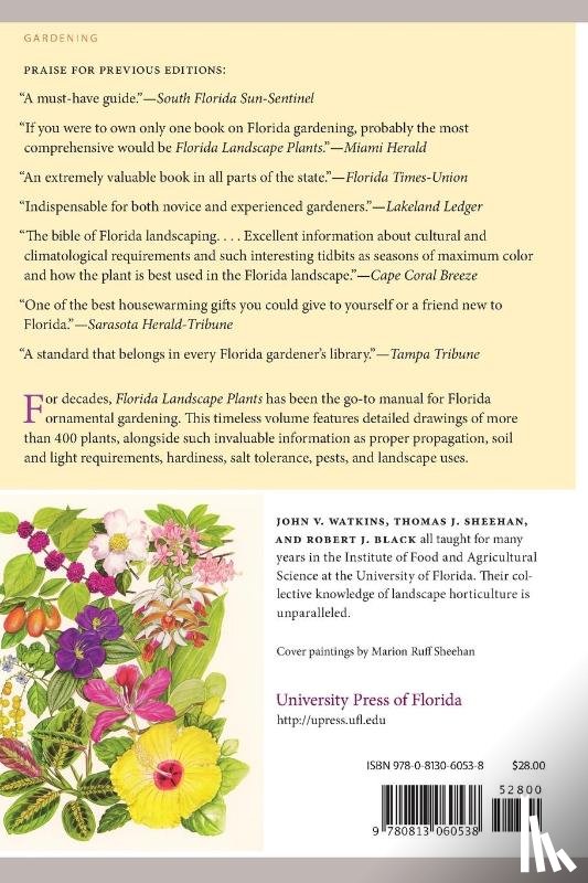 Watkins, John V., Sheehan, Thomas J., Black, Robert J - Florida Landscape Plants