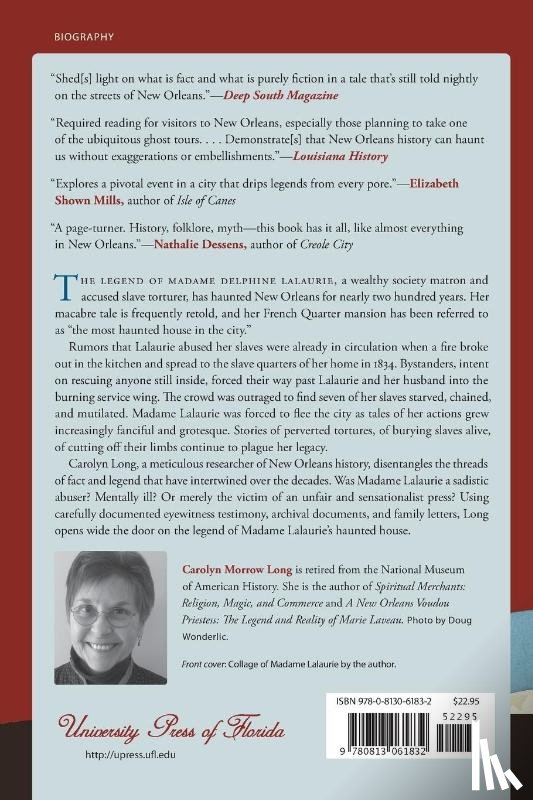 Long, Carolyn Morrow - Madame Lalaurie, Mistress of the Haunted House
