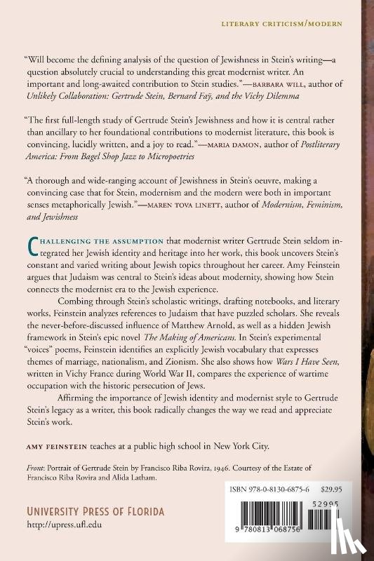 Feinstein, Amy - Gertrude Stein and the Making of Jewish Modernism