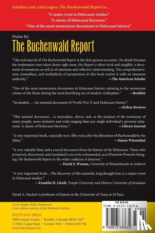 Hackett, David A. - The Buchenwald Report