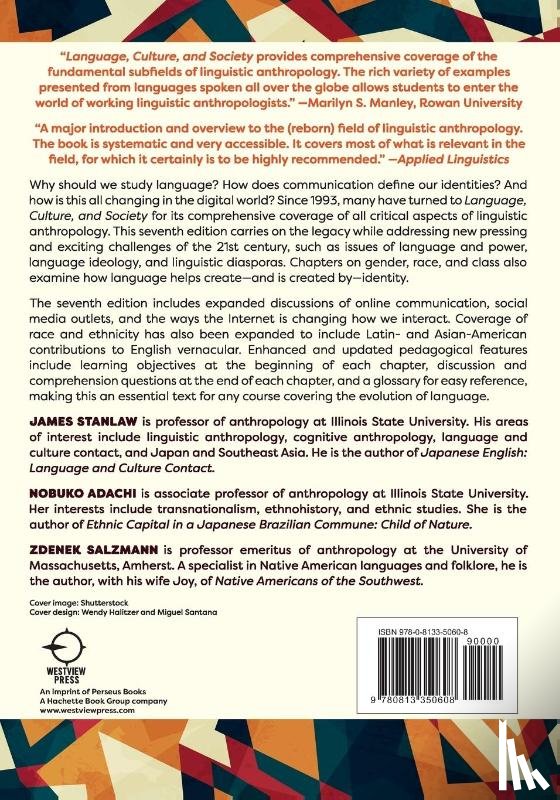 Stanlaw, James, Adachi, Nobuko (Illinois State University, Salzmann, Zdenek - Language, Culture, and Society
