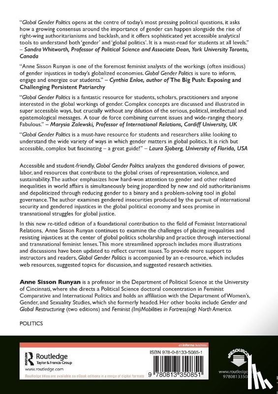 Runyan, Anne Sisson - Global Gender Politics