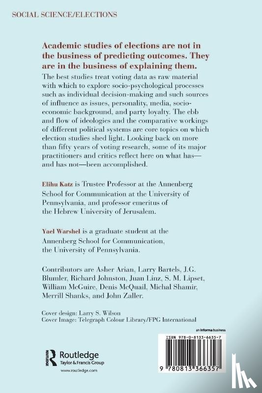 Katz, Elihu, Warshel, Yael - Election Studies