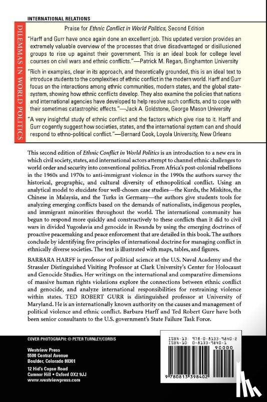 Harff, Barbara, Gurr, Ted Robert - Ethnic Conflict In World Politics