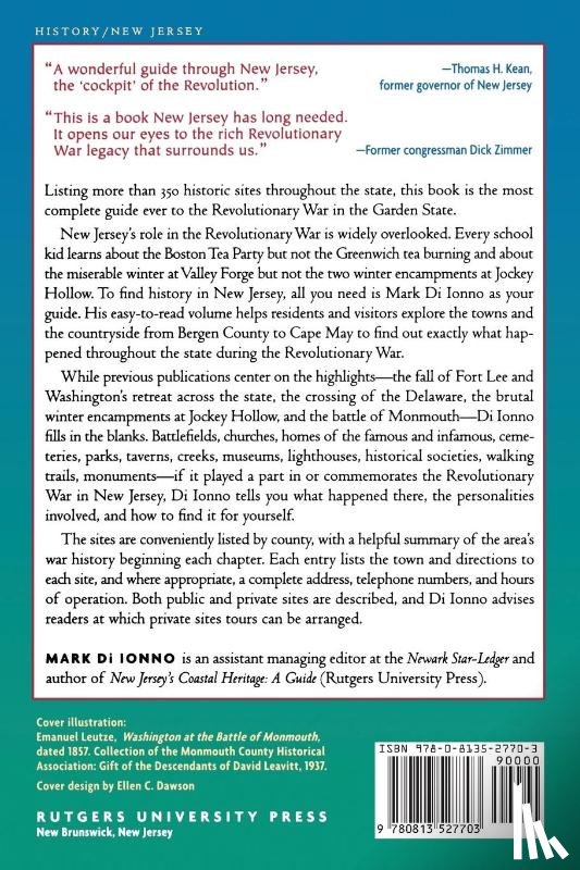 Ionno, Mark Di - A Guide to New Jersey's Revolutionary War Trail