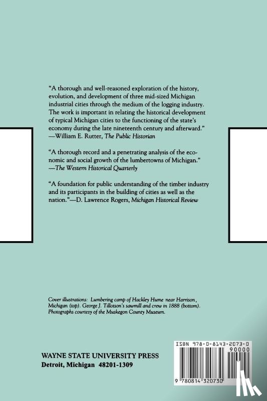 Kilar, Jeremy W - Michigan's Lumbertowns