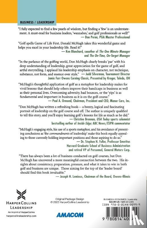 MCHUGH, Donald E. - Golf and the Game of Leadership