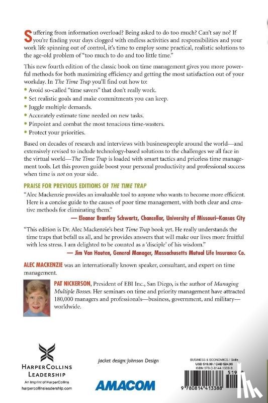 Mackenzie, Alec, Nickerson, Pat - The Time Trap