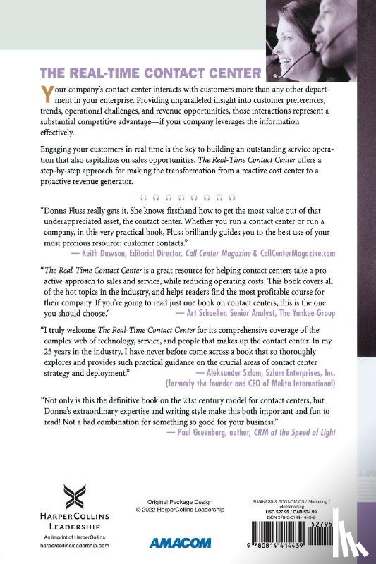 FLUSS, Donna - The Real-Time Contact Center
