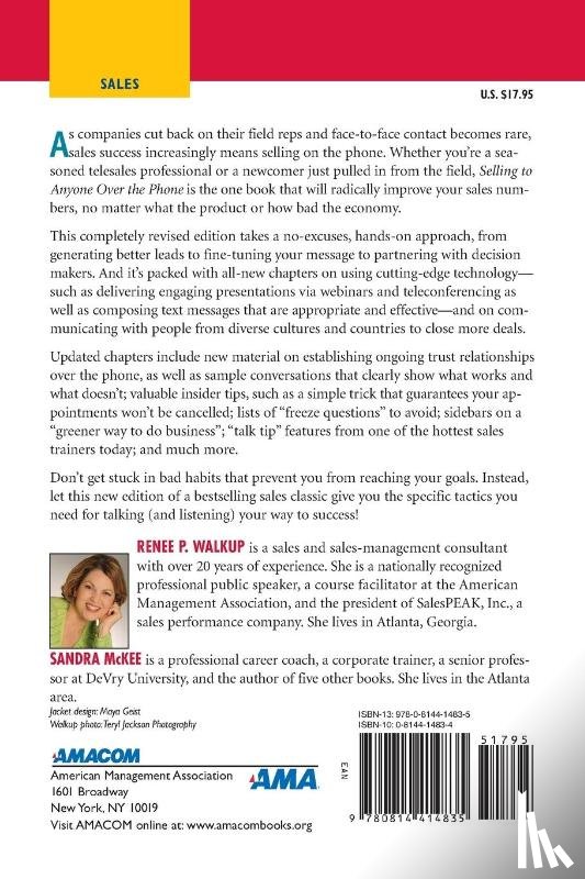 Walkup, Renee, Mckee, Sandra - Selling to Anyone Over the Phone