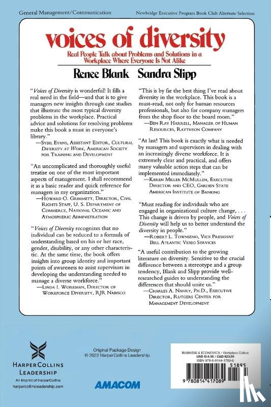 Blank, Renee, Slipp, Sandra - Voices of Diversity