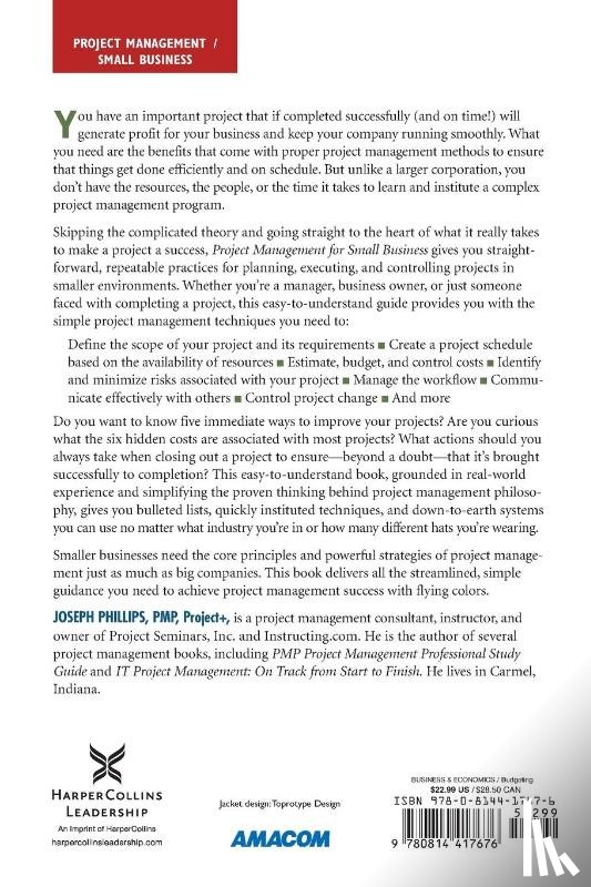 Phillips, Joseph - Project Management for Small Business