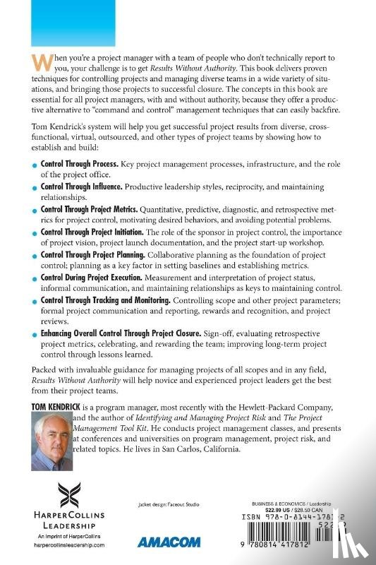 Kendrick, Tom - The Results Without Authority