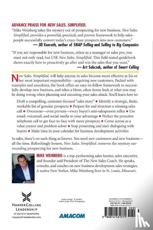 Weinberg, Mike - New Sales. Simplified.