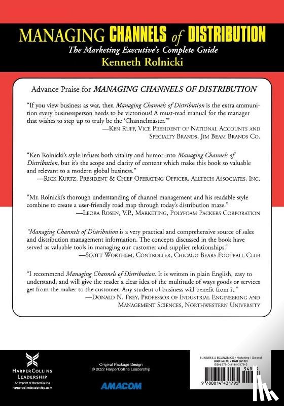 ROLNICKI, Kenneth - Managing Channels of Distribution