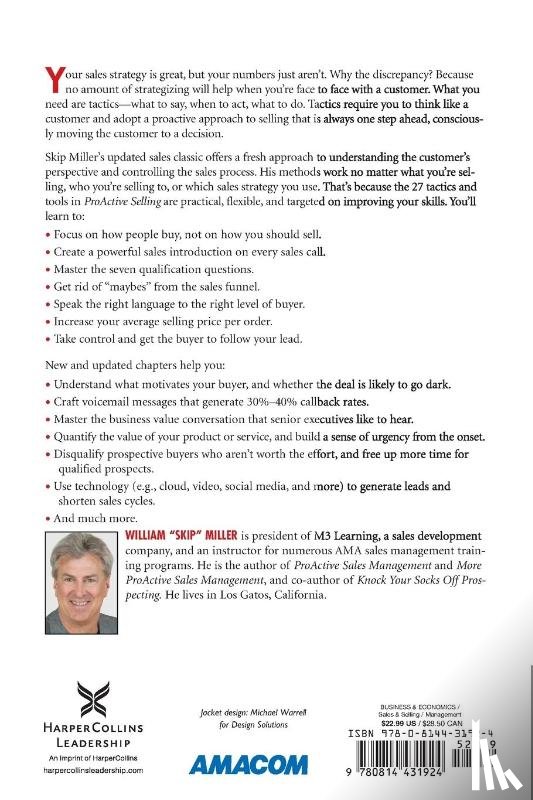 Miller, William - ProActive Selling