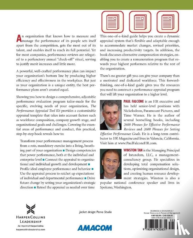 Falcone, Paul, Tan, Winston - The Performance Appraisal Tool Kit