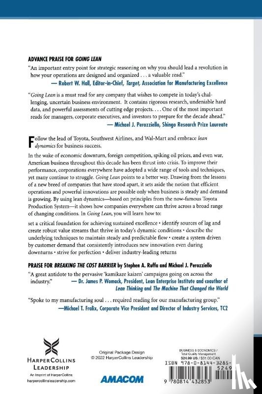 RUFFA, Stephen A. - Going Lean