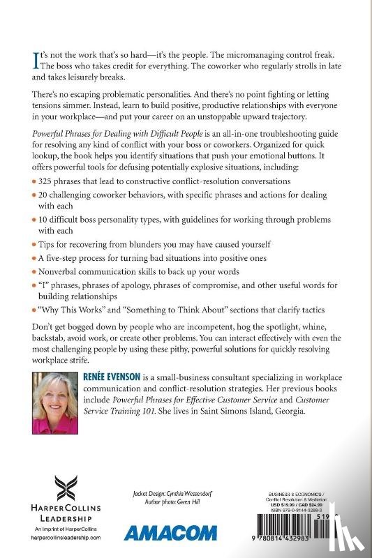 Evenson, Renee - Powerful Phrases for Dealing with Difficult People