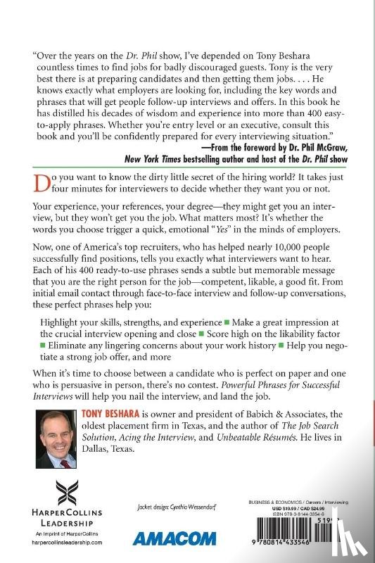 Beshara, Tony - Powerful Phrases for Successful Interviews