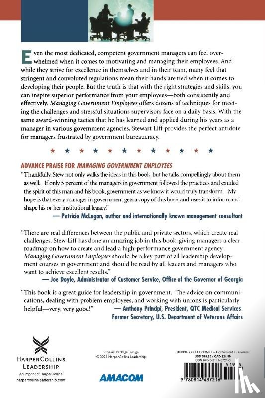Liff, Stewart - Managing Government Employees
