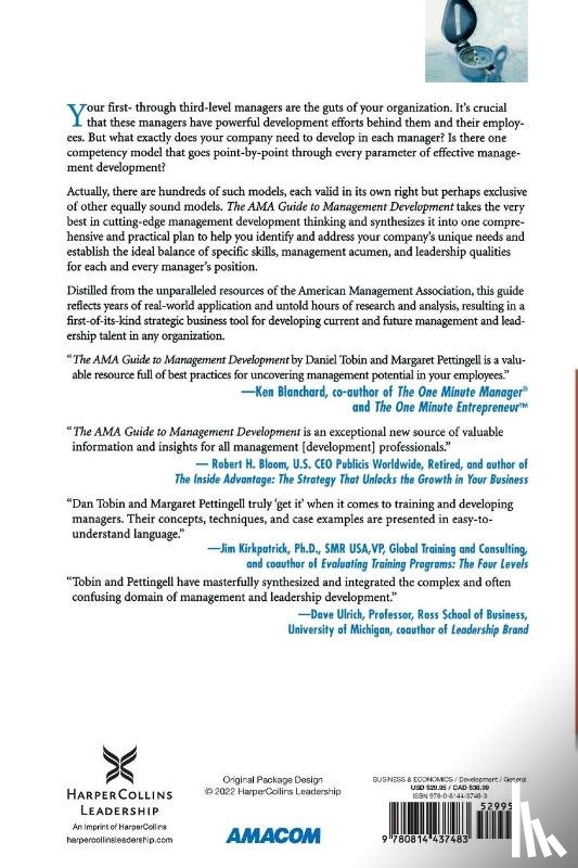 Tobin, Daniel R., PETTINGELL, Margaret - The AMA Guide to Management Development