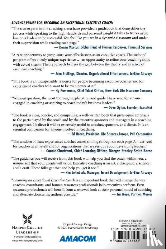 Frisch, Michael H., Lee, Robert J., Metzger, Karen L., Robinson, Jeremy - Becoming an Exceptional Executive Coach