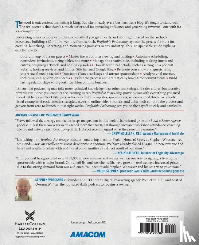 WOESSNER - Profitable Podcasting: Grow Your Business, Expand Your Platform, and Build a Nation of True Fans