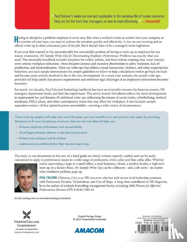 Falcone, Paul - 101 Sample Write-Ups for Documenting Employee Performance Problems