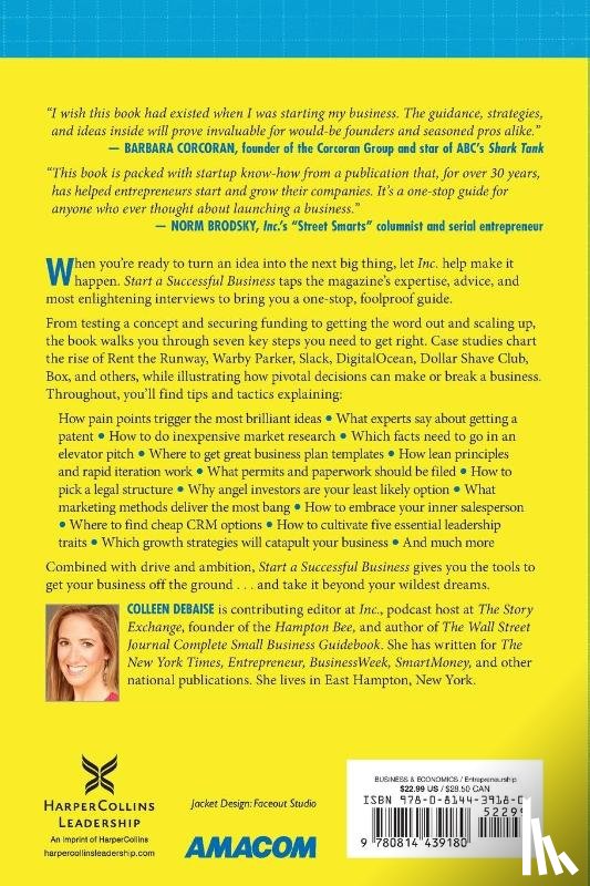 DeBaise, Colleen - Start a Successful Business