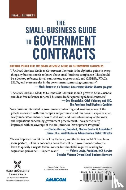 Koprince, Steven - The Small-Business Guide to Government Contracts