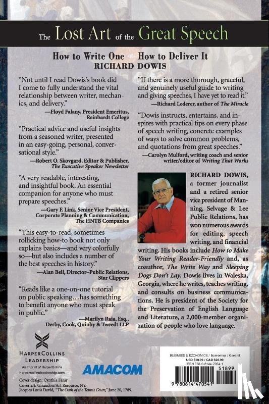 Dowis, Richard - The Lost Art of the Great Speech