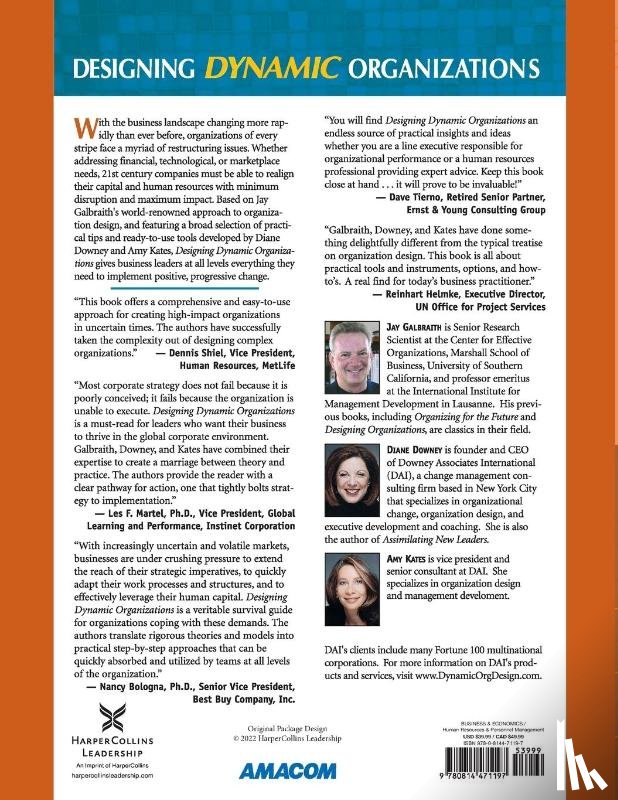Galbraith, Jay, Downey, Diane, Kates, Amy - Designing Dynamic Organizations