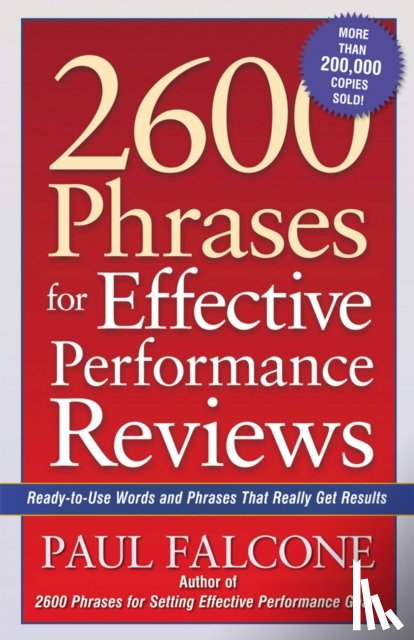 Falcone, Paul - 2600 Phrases for Effective Performance Reviews