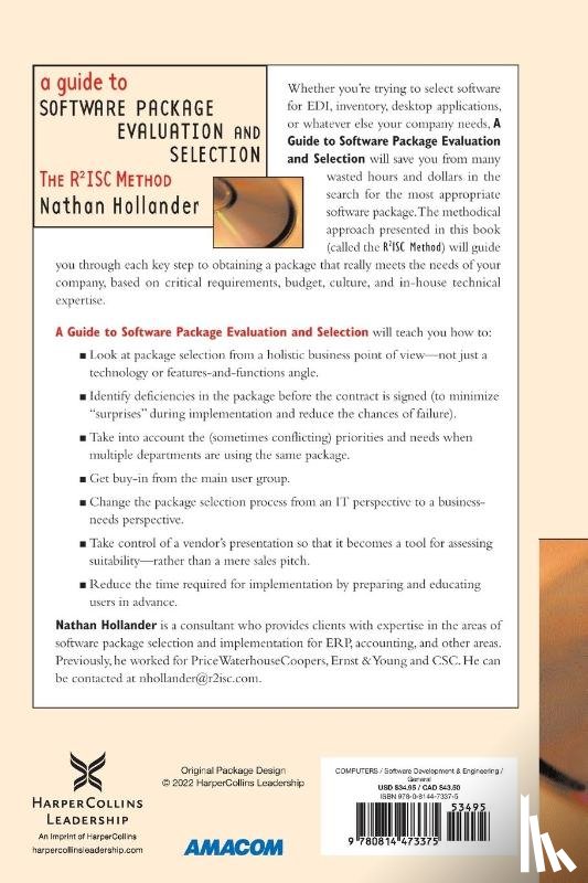 HOLLANDER, Nathan - A Guide to Software Package Evaluation and Selection