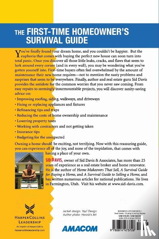Davis, Sid - The First-Time Homeowner's Survival Guide