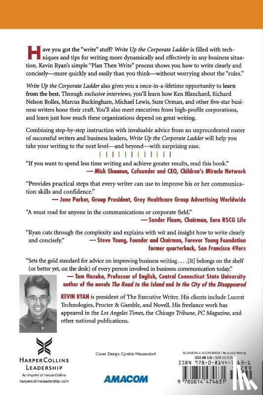 Ryan, Kevin - Write Up the Corporate Ladder