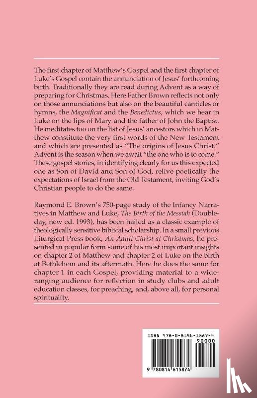 Brown, Raymond E. - A Coming Christ in Advent