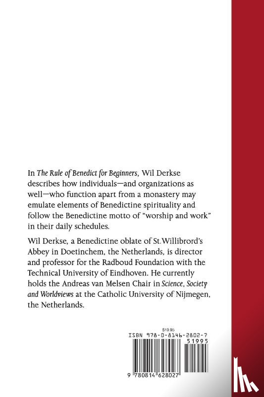 Derkse, Wil - The Rule Of Benedict For Beginners