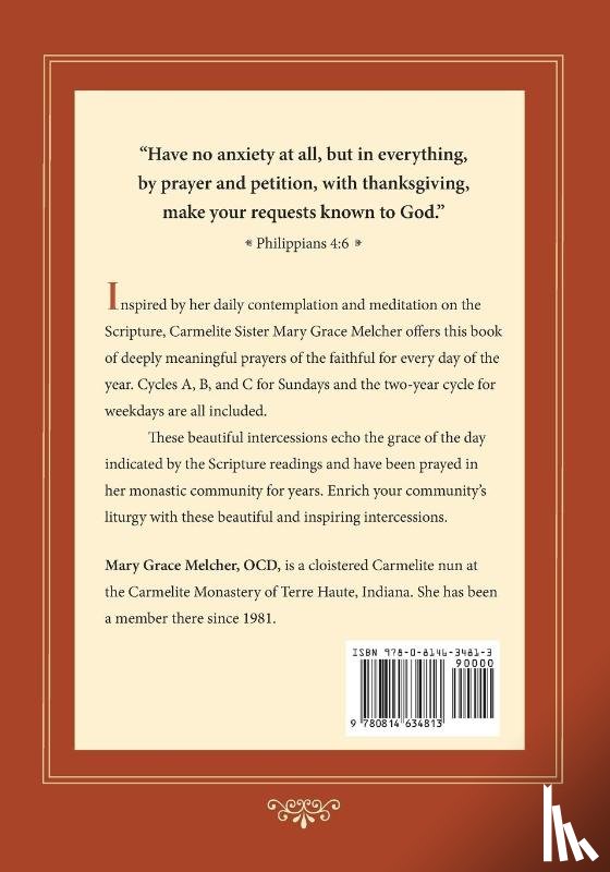 Melcher, Mary Grace - Intercessions for Mass