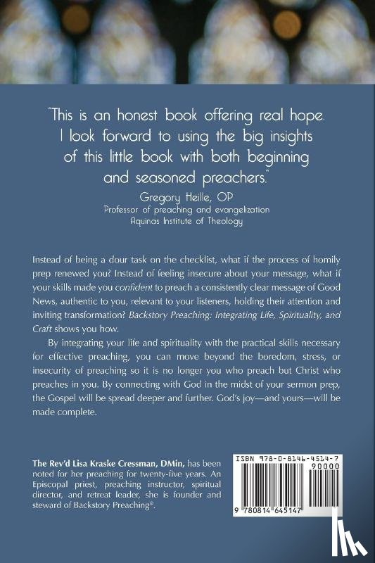 Cressman, Lisa - Backstory Preaching