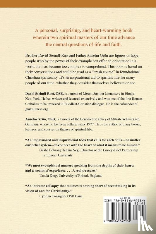 Steindl-Rast, David, Gr?n, Anselm - Faith beyond Belief