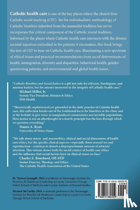  - Catholic Bioethics and Social Justice