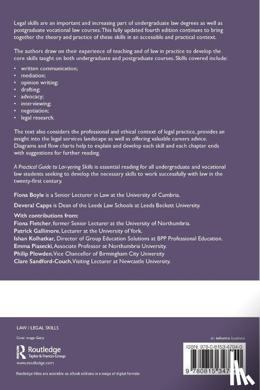  - A Practical Guide to Lawyering Skills