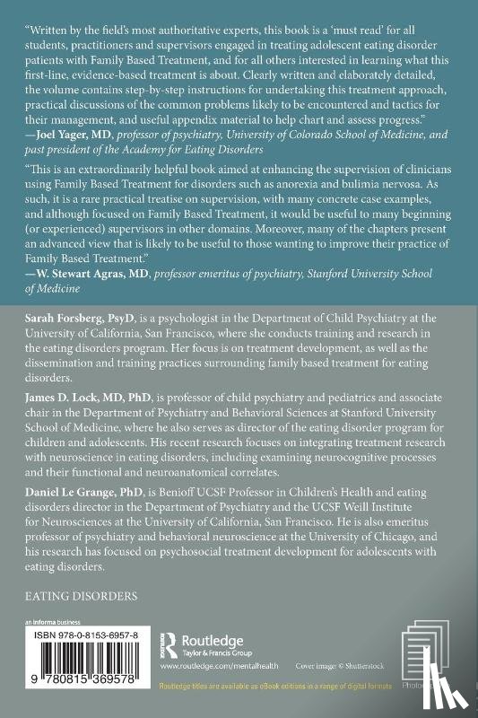 Forsberg, Sarah, Lock, James, Le Grange, Daniel - Family Based Treatment for Restrictive Eating Disorders