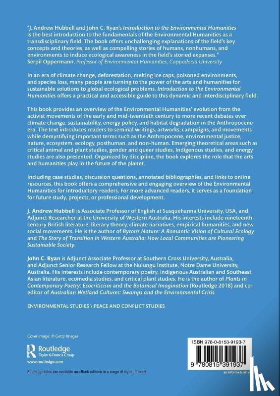 Hubbell, J. Andrew, Ryan, John C. - Introduction to the Environmental Humanities
