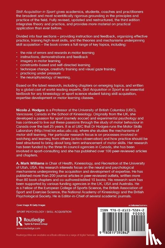 - Skill Acquisition in Sport