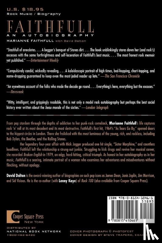 Faithfull, Marianne, Dalton, David - Faithfull: an Autobiography