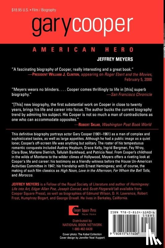 Myers, Jeffrey - Gary Cooper: American Hero